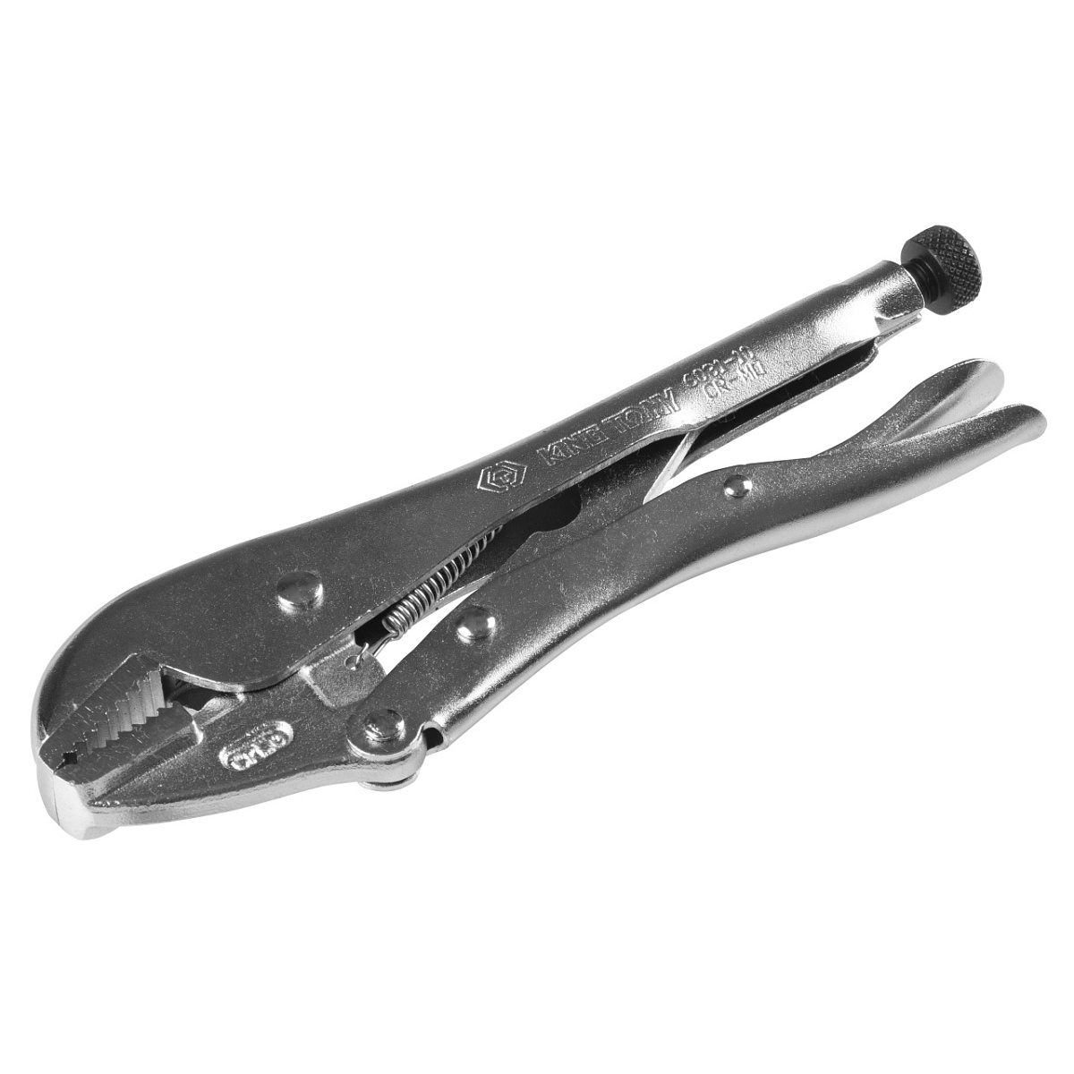 Зажим с фиксатором 254 мм, с прямыми губками 