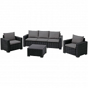Комплект уличной мебели с тройным диваном CALIFORNIA 3 SEATER SET