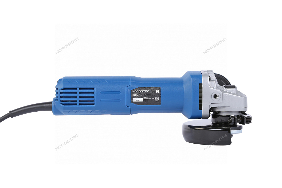 Угловая шлифмашина с регулировкой оборотов, 125 мм, 1020 Вт