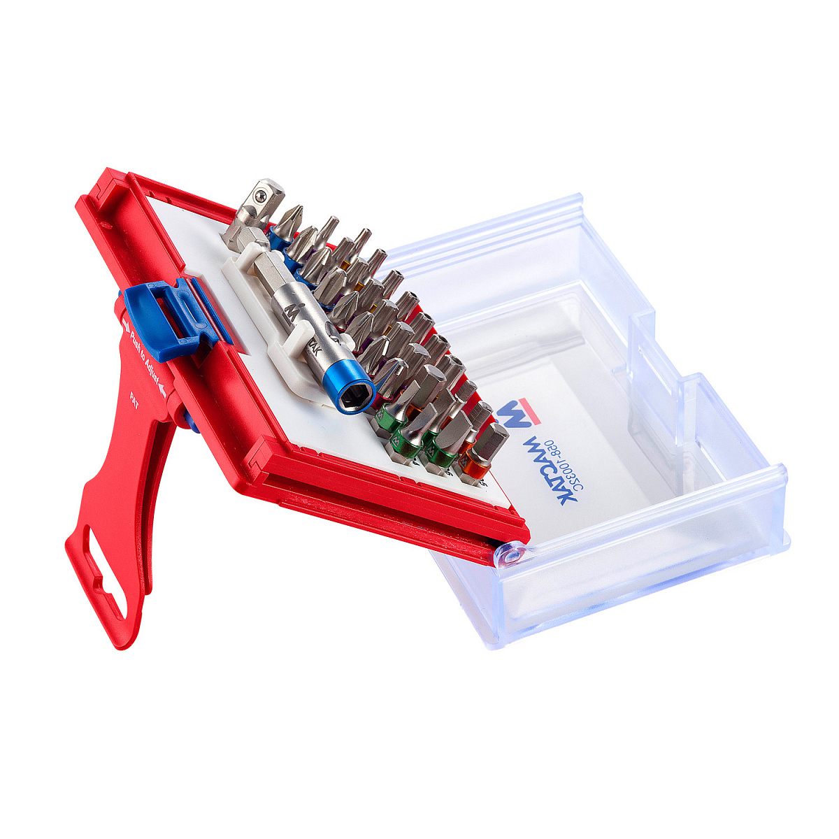 Набор вставок (бит) 1/4", TORX, HEX, PZ, PH, SLOT, 32 предмета 