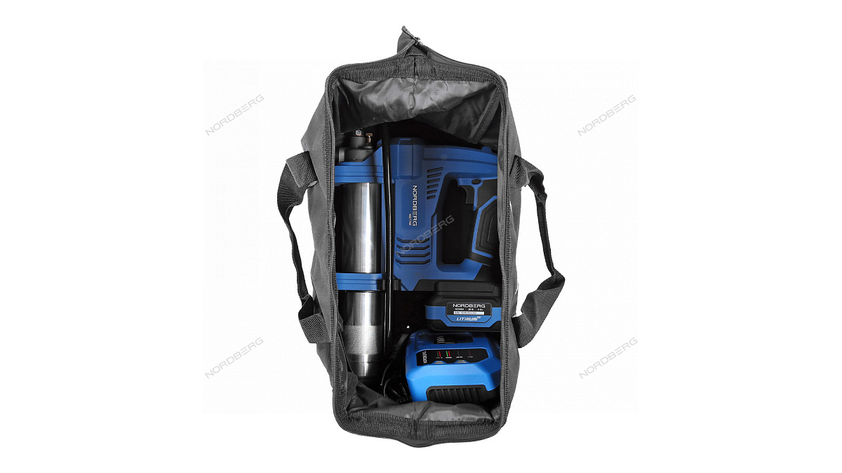 Шприц аккумуляторный для густой смазки, 420 мл