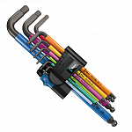 Набор Г-Образных Ключей, Метрических 950 SPKL/9 SM HF Multicolour BlackLaser 