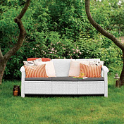Тройной диван из пластика CORFU LOVE SEAT MAX 1