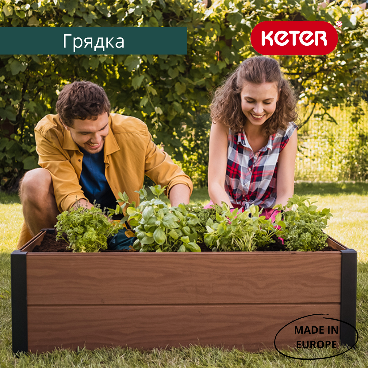 Кашпо-Грядка для растений Maple Square