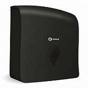 Пластиковый диспенсер ручной для бумажных полотенец черный Grass  IT-0640