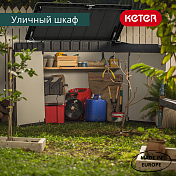 Шкаф садовый ELITE STORE 1150L Keter  241861  4