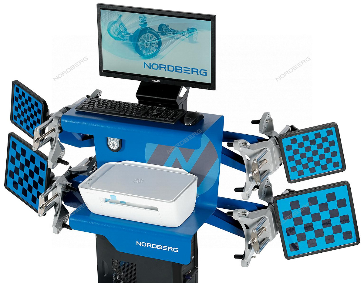 СТЕНД СХОД-РАЗВАЛ 3D модель четырехкамерный