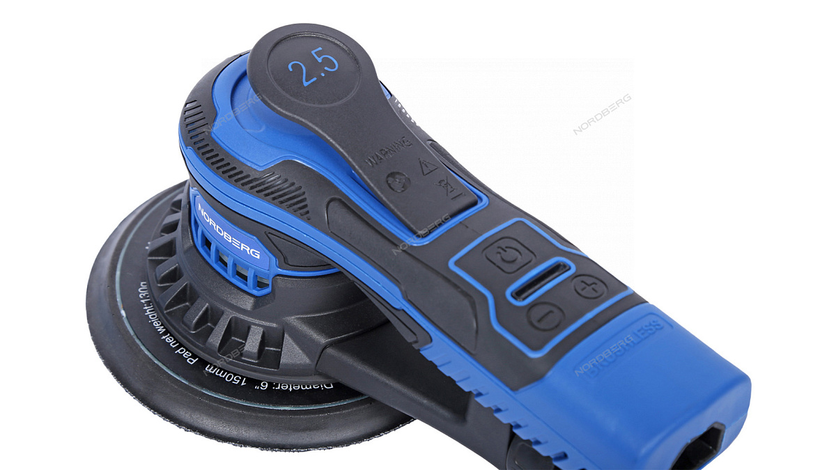 Шлифмашина эксцентриковая 2.5 мм, диск 125 мм, 4000-10000 об/мин, 350 Вт