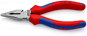 Пассатижи удлиненные фосфатированные, черного цвета 145 мм Knipex  KN-0822145