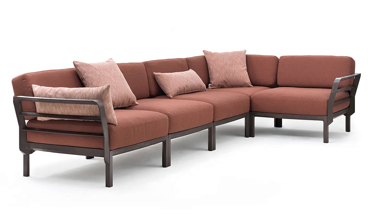 Диван пластиковый с подушками Maximo 5